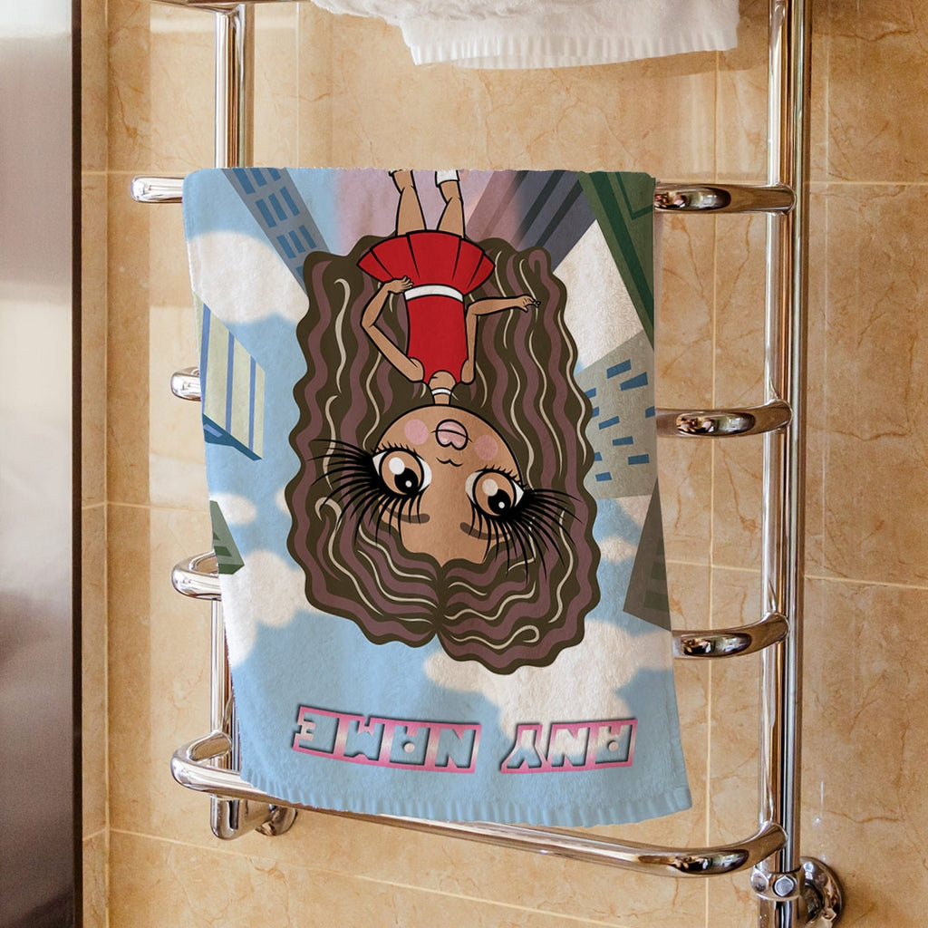 ClaireaBella Girls Shower Puff Hand Towel - Image 2
