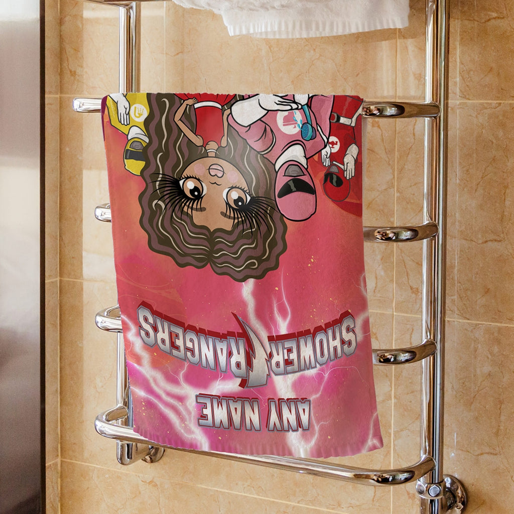 ClaireaBella Girls Shower Rangers Hand Towel - Image 4