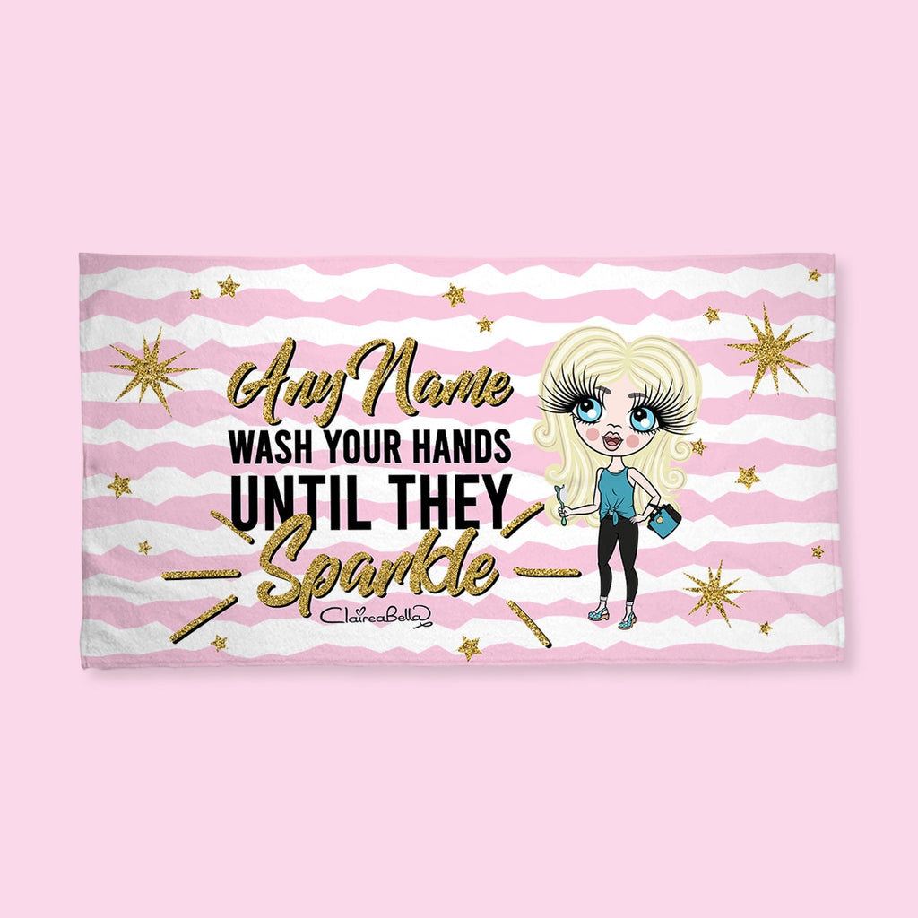 ClaireaBella Girls Sparkle Hand Towel - Image 3