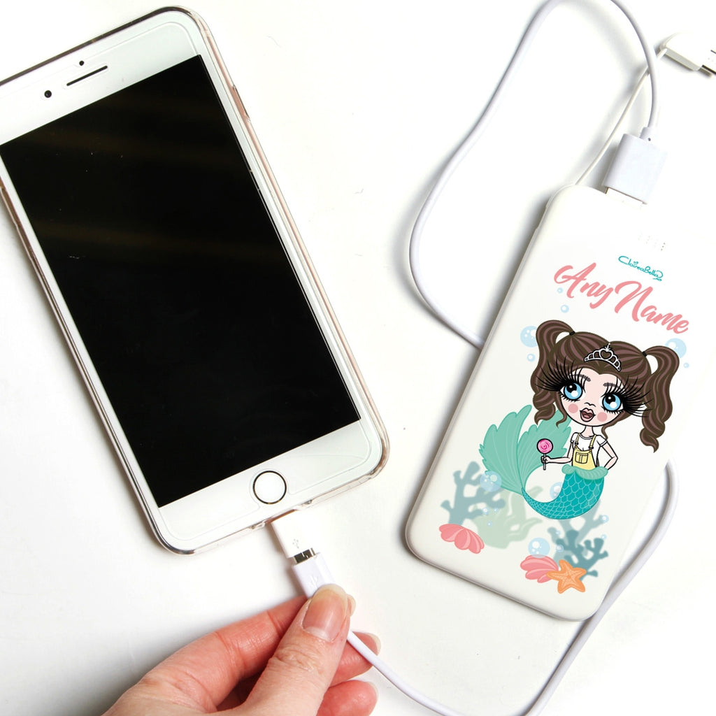 ClaireaBella Girls Mermaid Portable Power Bank - Image 2