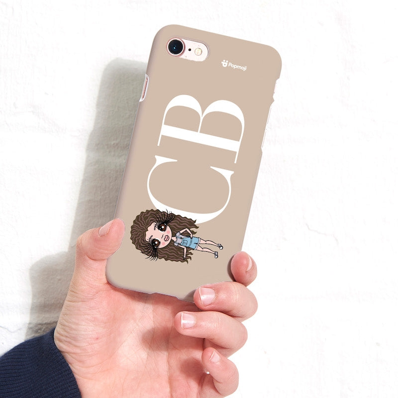 ClaireaBella Girls Personalised The LUX Collection Initial Nude Landscape Phone Case - Image 3