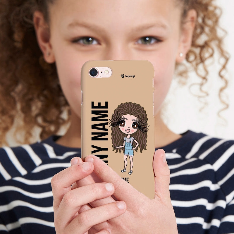 ClaireaBella Girls Personalised Nude Phone Case - Image 5