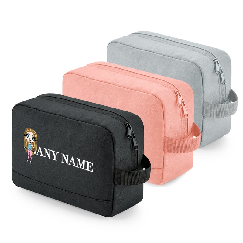 ClaireaBella Girls Personalised LUX Name Toiletry Bag - Image 5