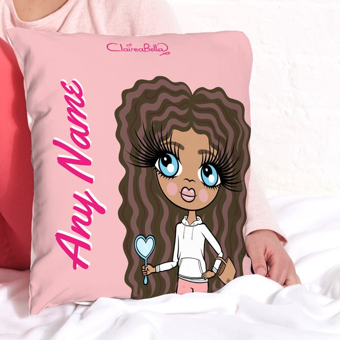 ClaireaBella Girls Square Cushion - Close Up - Image 2