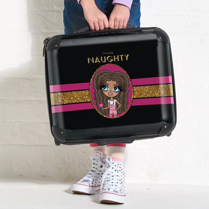 ClaireaBella Girls Slogan Weekend Suitcase - Image 3