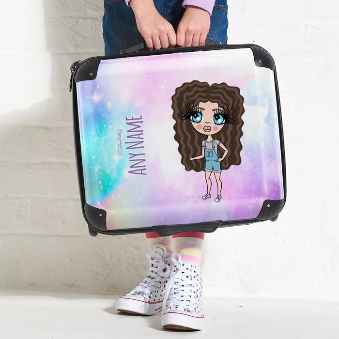 ClaireaBella Girls Unicorn Colours Weekend Suitcase - Image 3