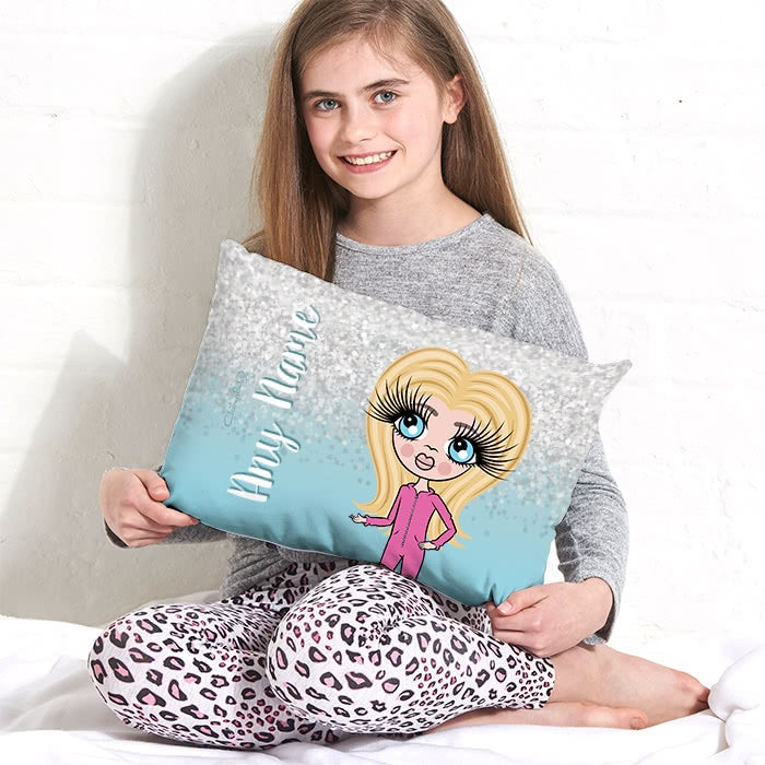 ClaireaBella Girls Placement Cushion - Crystal Blue - Image 2