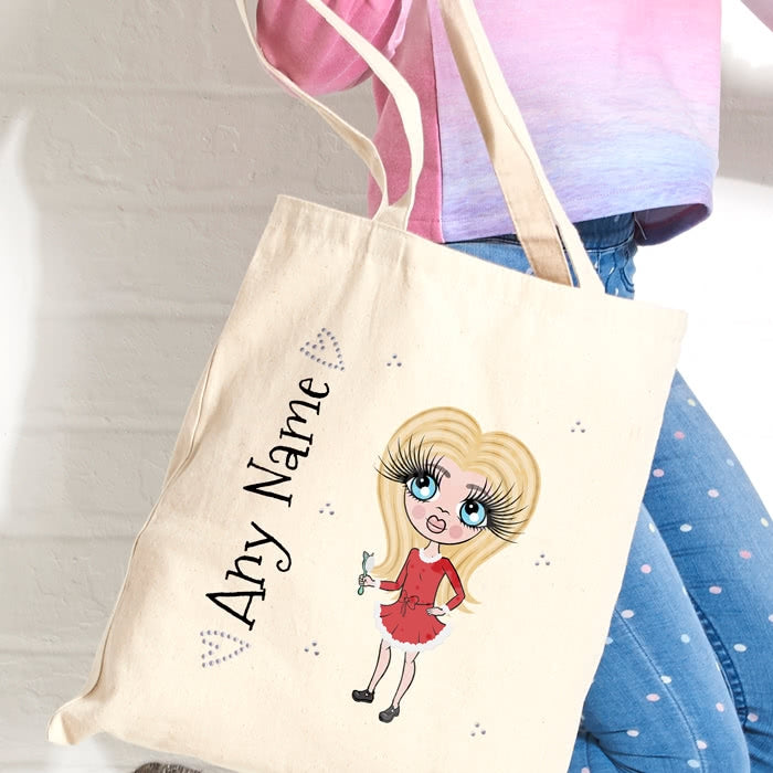 ClaireaBella Girls Christmas Canvas Bag - Image 2