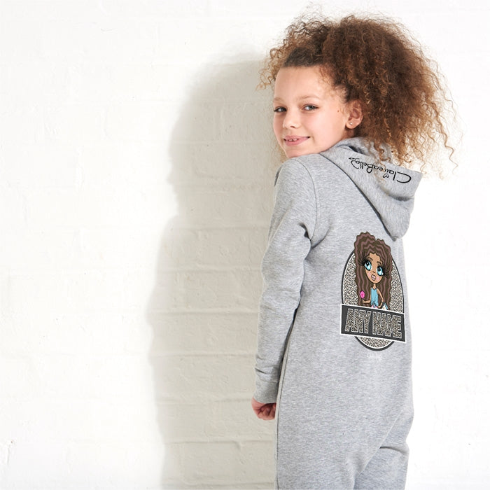 ClaireaBella Girls Animal Print Onesie - Image 3