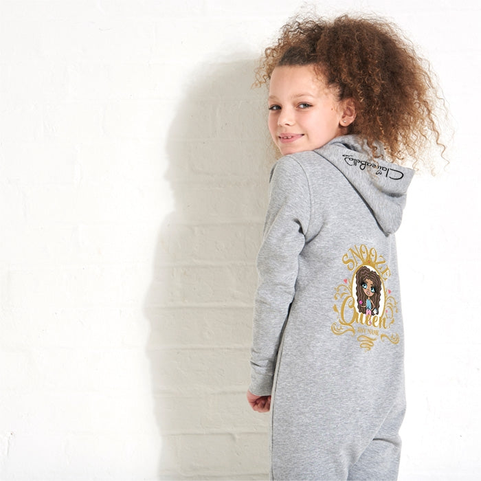 ClaireaBella Girls Snooze Queen Onesie - Image 3