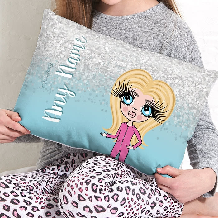 ClaireaBella Girls Placement Cushion - Crystal Blue - Image 1