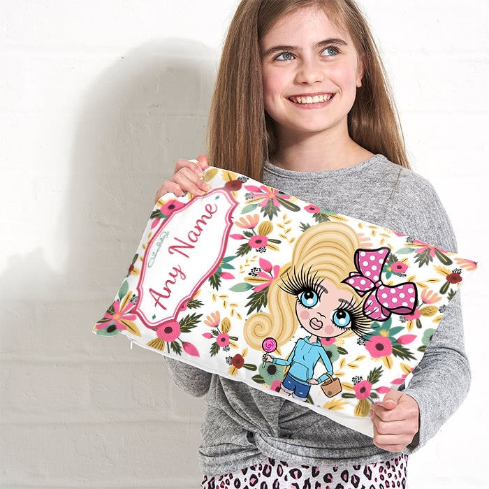 ClaireaBella Girls Placement Cushion- Classic Floral - Image 2