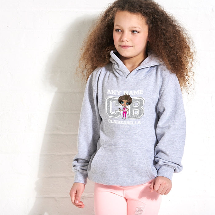 ClaireaBella Girls Initials Hoodie - Image 2