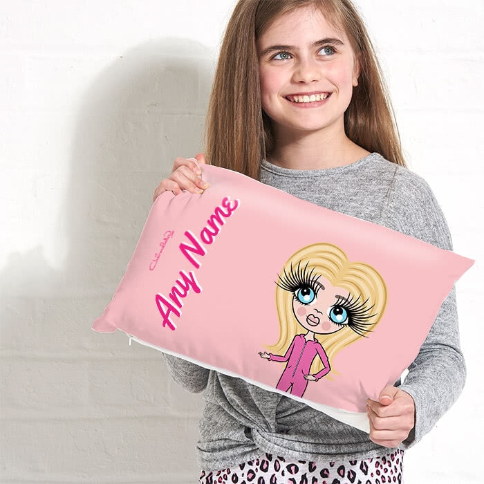 ClaireaBella Girls Placement Cushion - Dusty Pink - Image 1