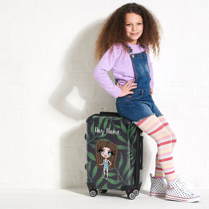 ClaireaBella Girls Tropical Suitcase - Image 1