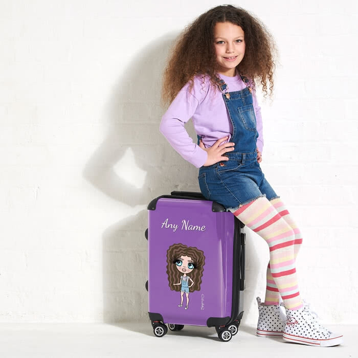 ClaireaBella Girls Purple Suitcase - Image 5