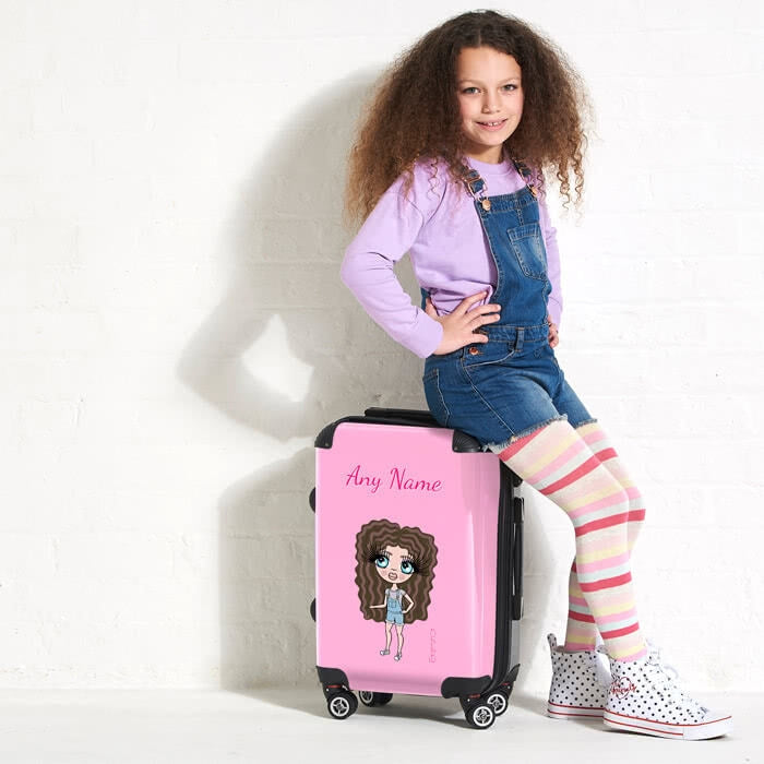 ClaireaBella Girls Pastel Pink Suitcase - Image 6