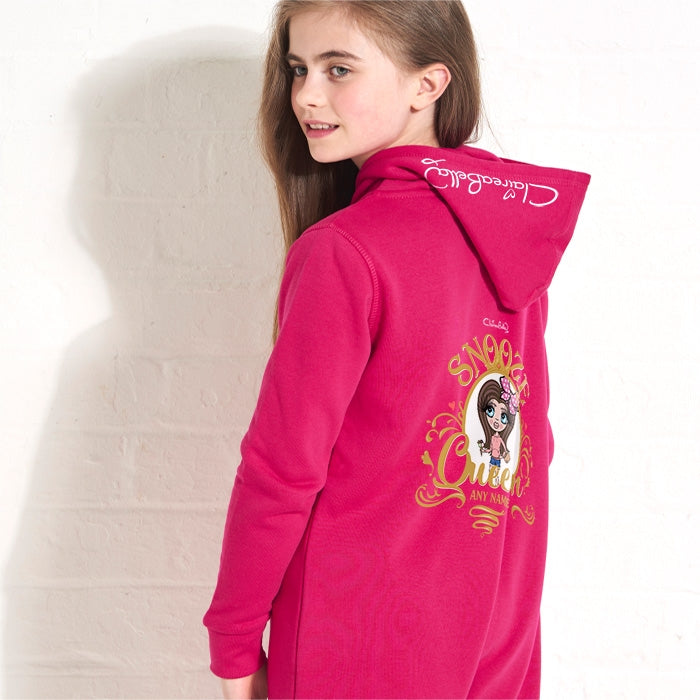 ClaireaBella Girls Snooze Queen Onesie - Image 2