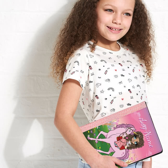 ClaireaBella Girls Unicorn Love iPad Case - Image 3