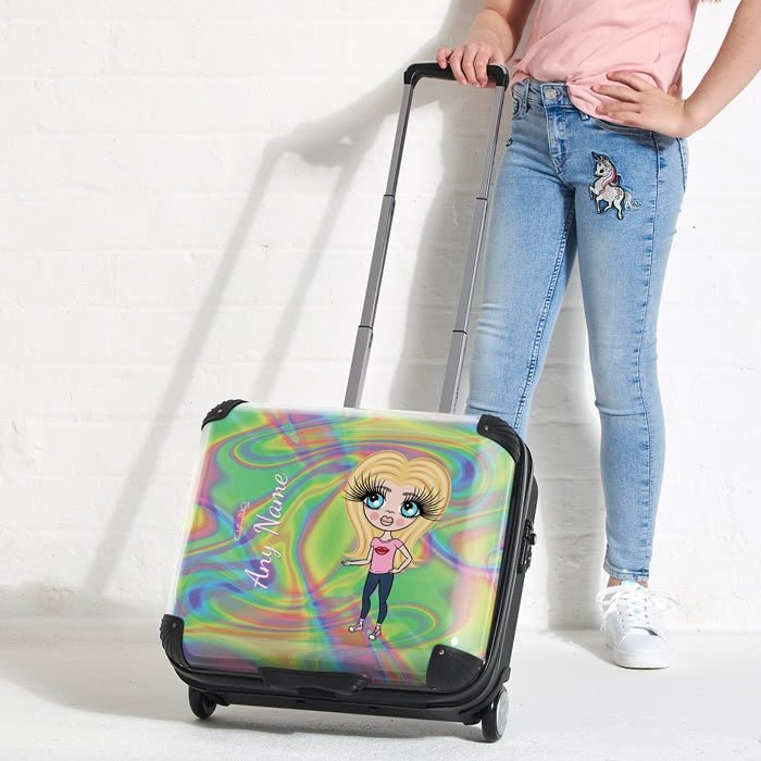 ClaireaBella Girls Hologram Weekend Suitcase - Image 5
