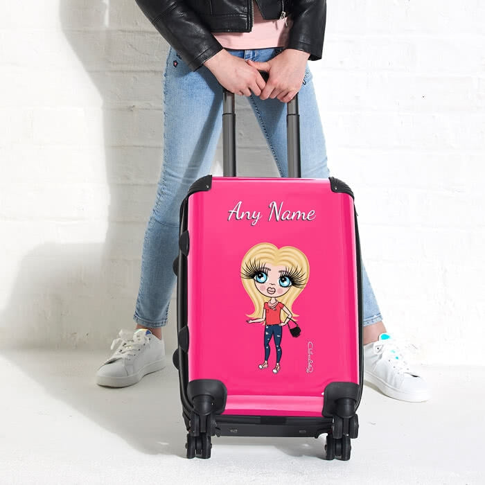 ClaireaBella Girls Hot Pink Suitcase - Image 6