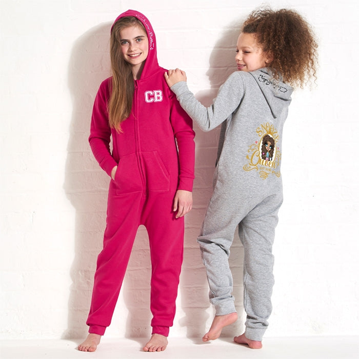 ClaireaBella Girls Snooze Queen Onesie - Image 5