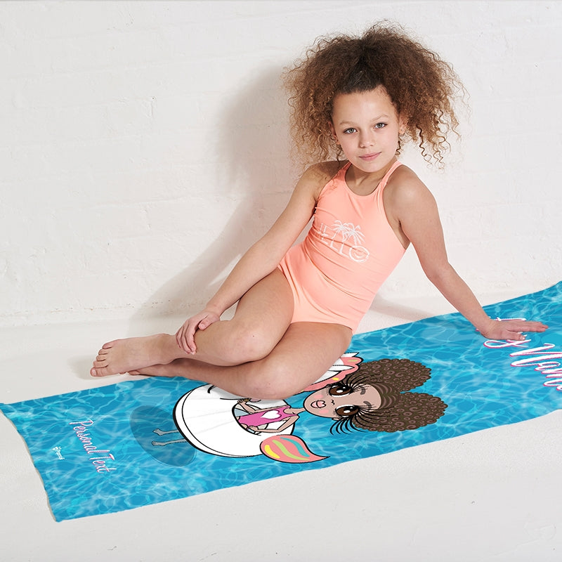 ClaireaBella Girls Pool Side Beach Towel - Image 5