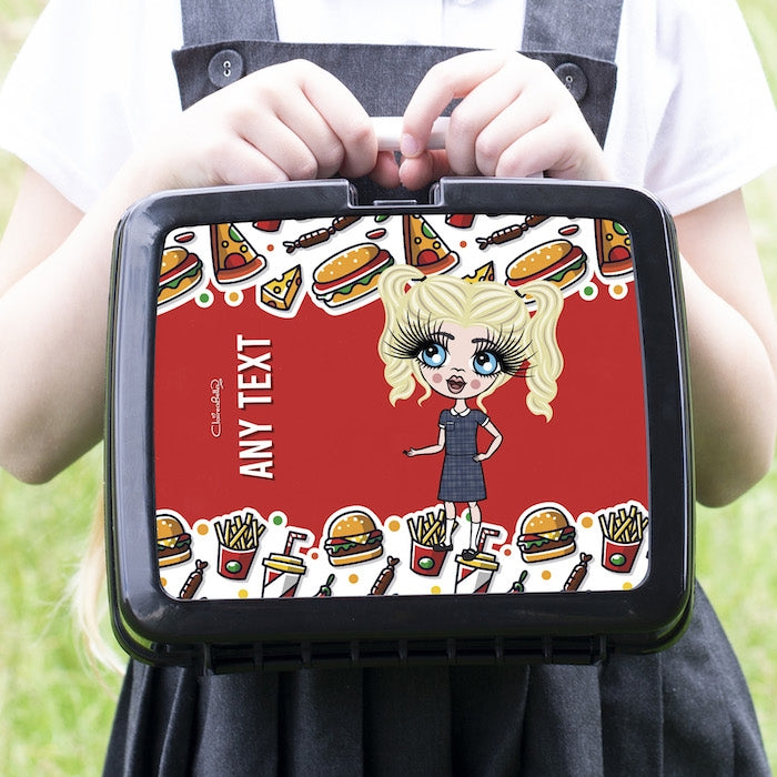 ClaireaBella Girls Fast Food Lunch Box - Image 1