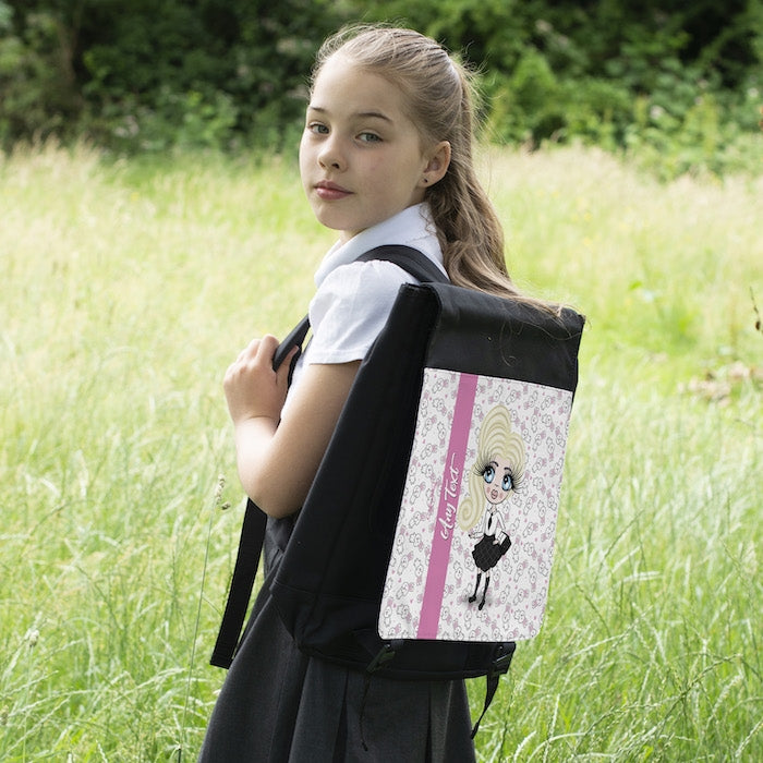 ClaireaBella Girls Bunny Print Backpack - Image 6