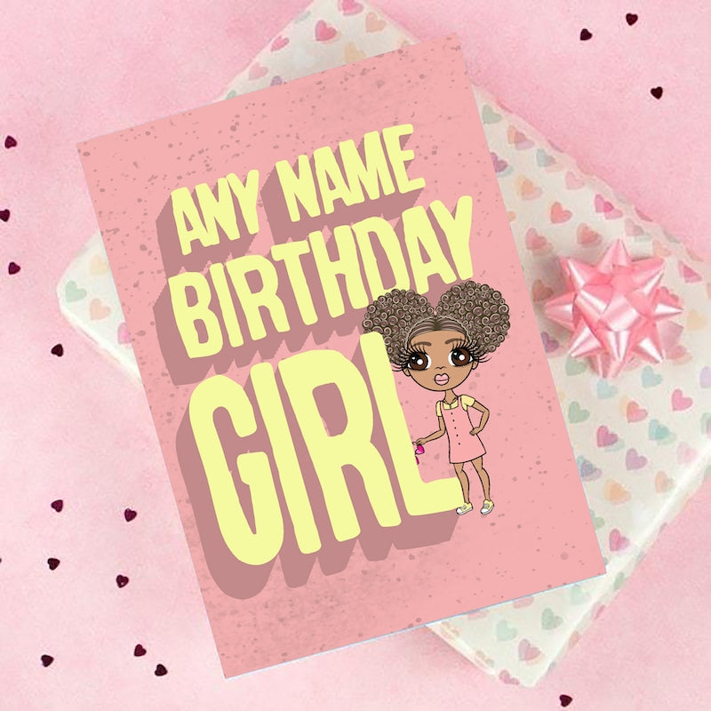 ClaireaBella Girls Birthday Girl Card - Image 4
