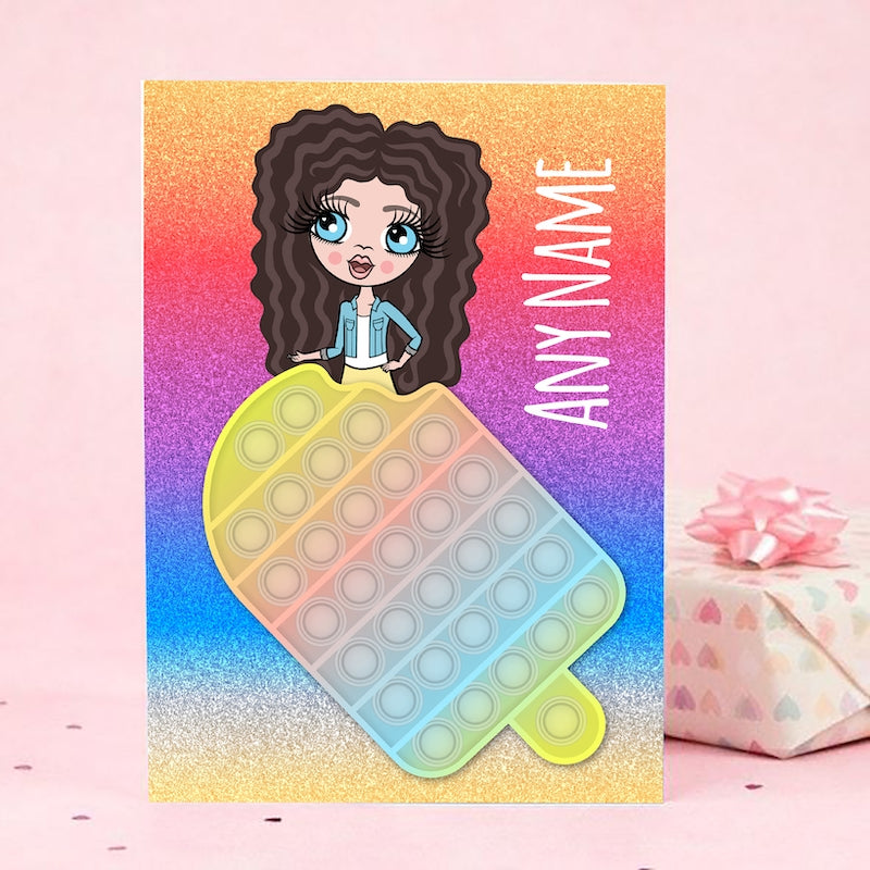ClaireaBella Girls Ice Lolly Poppet Card - Image 3