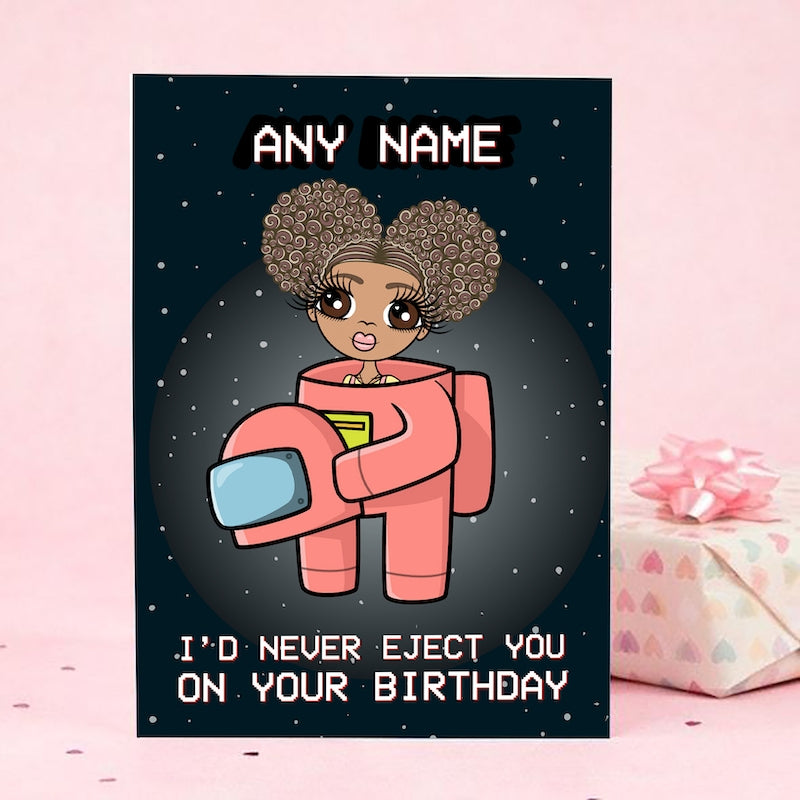 ClaireaBella Girls Never Eject You Birthday Card - Image 1
