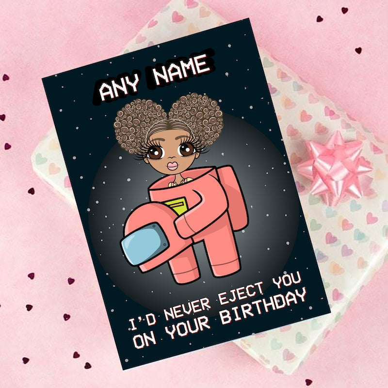 ClaireaBella Girls Never Eject You Birthday Card - Image 3