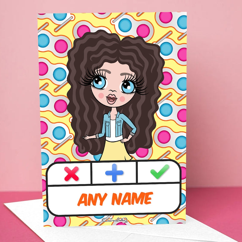 ClaireaBella Girls Simple Dimple Card - Image 1