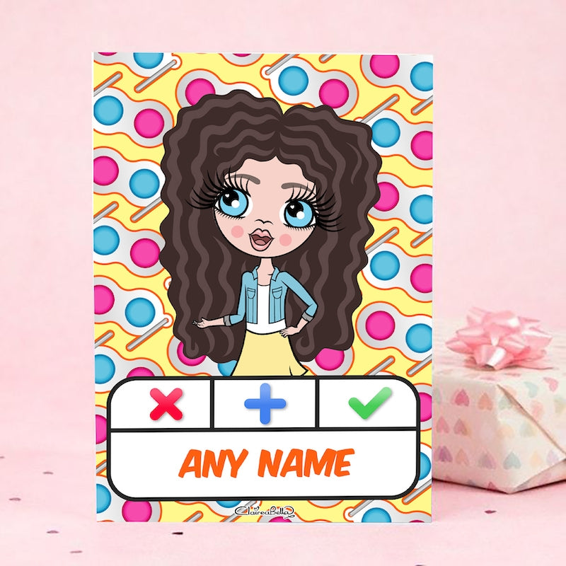 ClaireaBella Girls Simple Dimple Card - Image 4