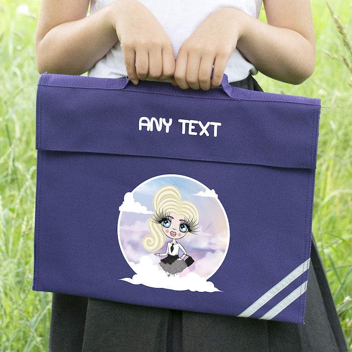 ClaireaBella Girls Clouds Book Bag - Image 1