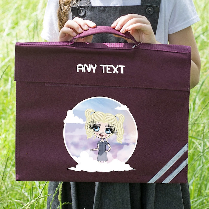 ClaireaBella Girls Clouds Book Bag - Image 6