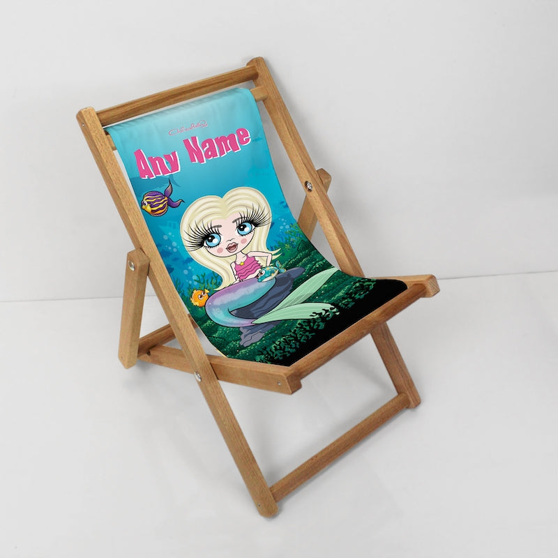 ClaireaBella Girls Mermaid Deckchair - Image 1