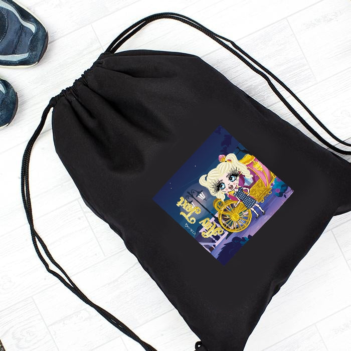ClaireaBella Girls Fairy Tale Drawstring Bag - Image 2