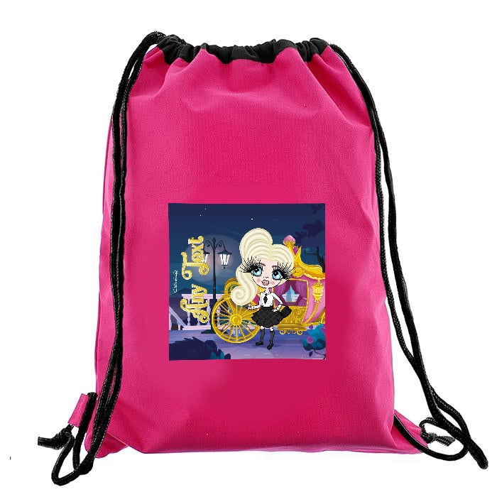 ClaireaBella Girls Fairy Tale Drawstring Bag - Image 5