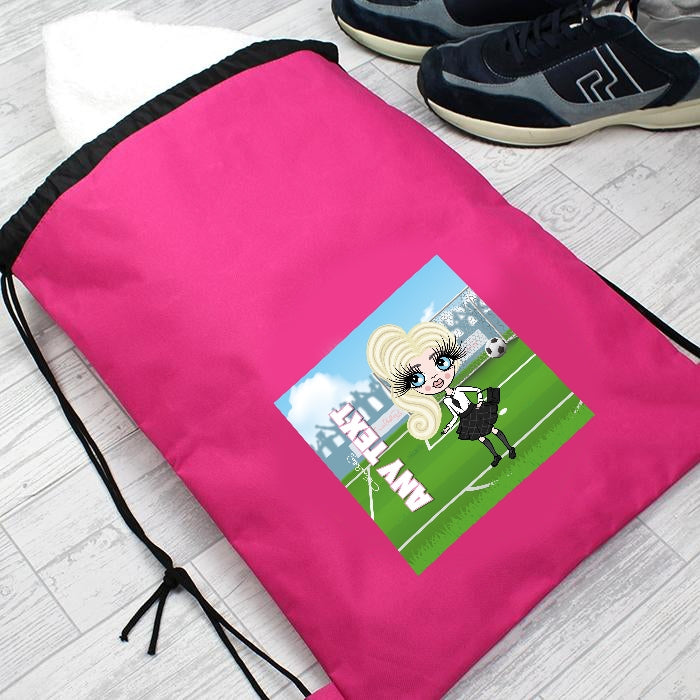 ClaireaBella Girls Football Champ Drawstring Bag - Image 6