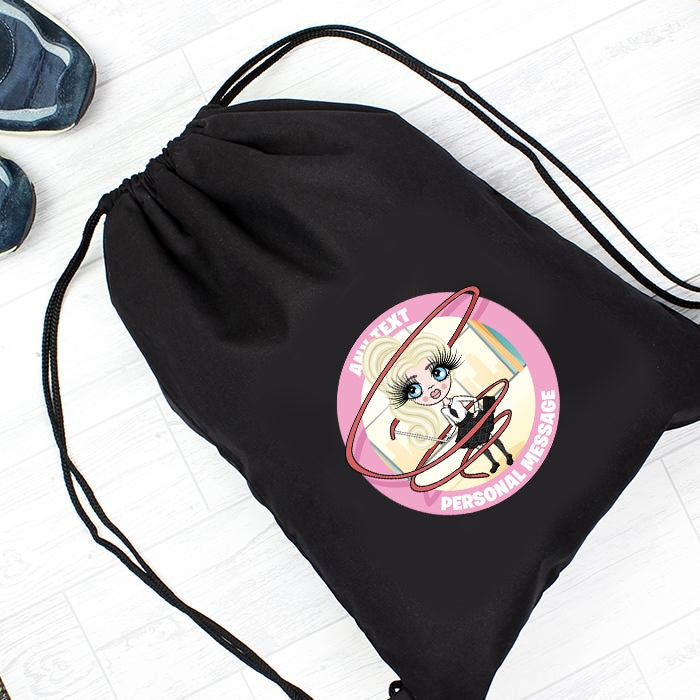 ClaireaBella Girls Gymnastics Drawstring Bag - Image 5