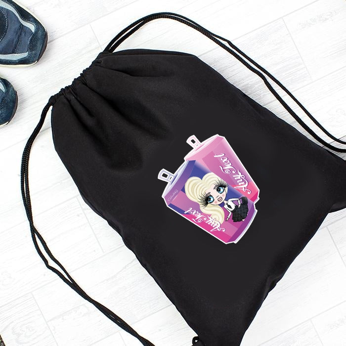ClaireaBella Girls Soda Fun Drawstring Bag - Image 2