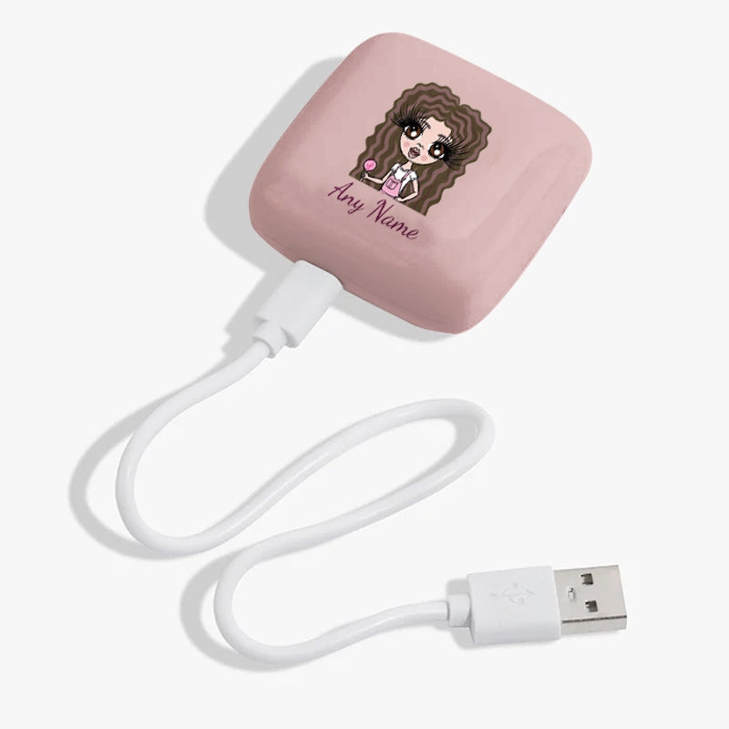 ClaireaBella Girls Limited Edition Pink Wireless Touch Earphones - Image 8