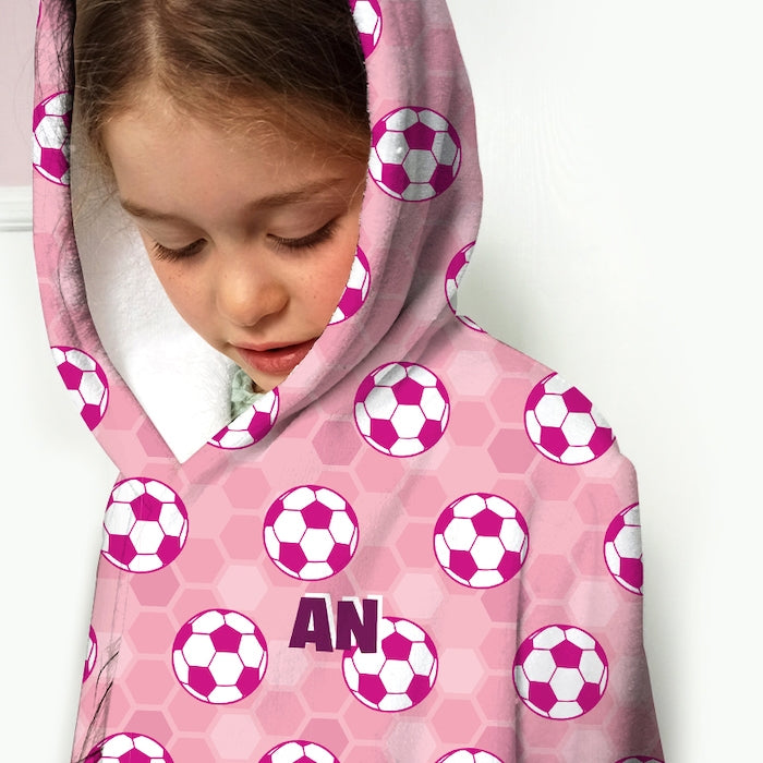 ClaireaBella Girls Football Dressing Gown - Image 4