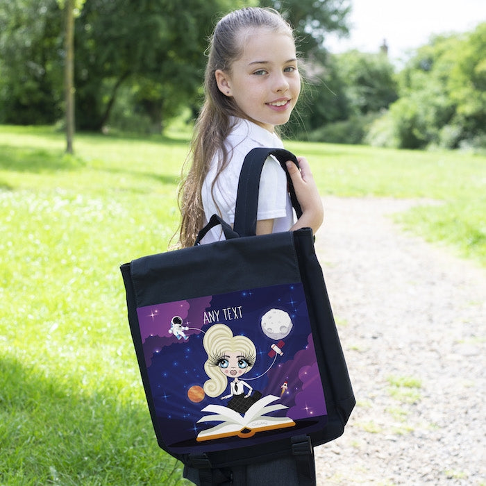 ClaireaBella Girls Galaxy Space Backpack - Image 2