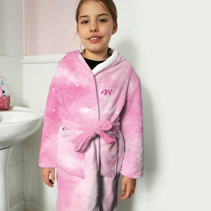 ClaireaBella Girls Galaxy Dressing Gown - Image 4