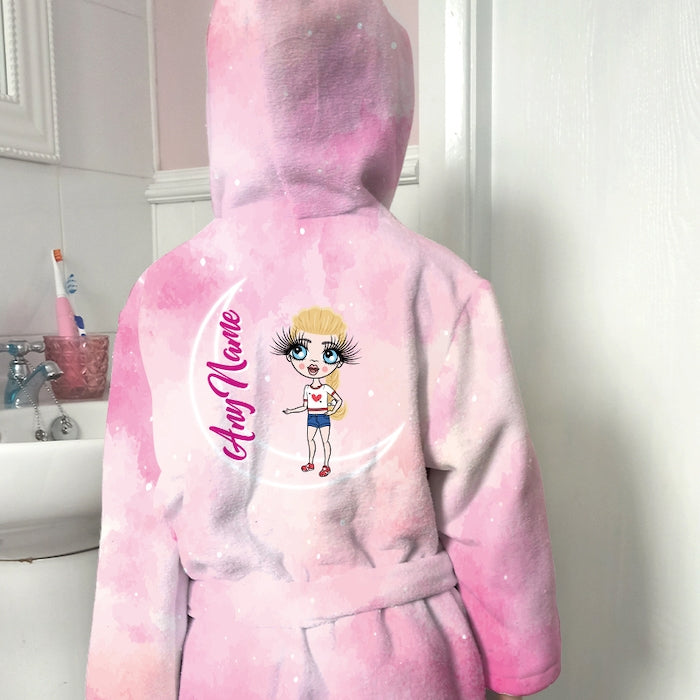 ClaireaBella Girls Galaxy Dressing Gown - Image 1