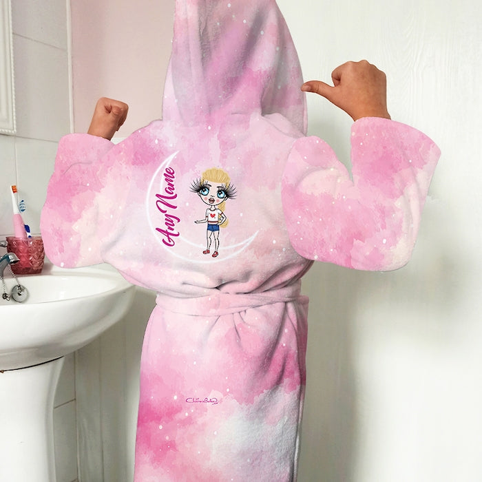 ClaireaBella Girls Galaxy Dressing Gown - Image 3