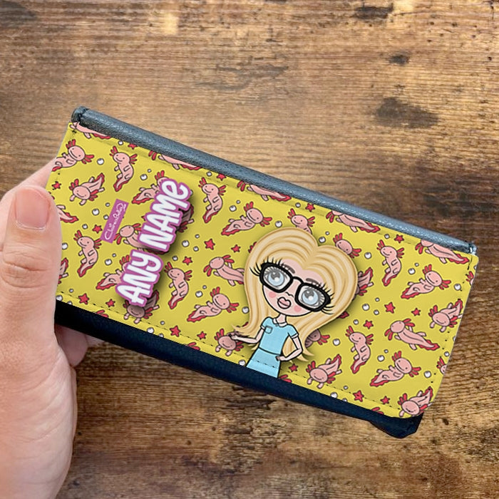 ClaireaBella Girls Personalised Axolotl Print Glasses Case - Image 2